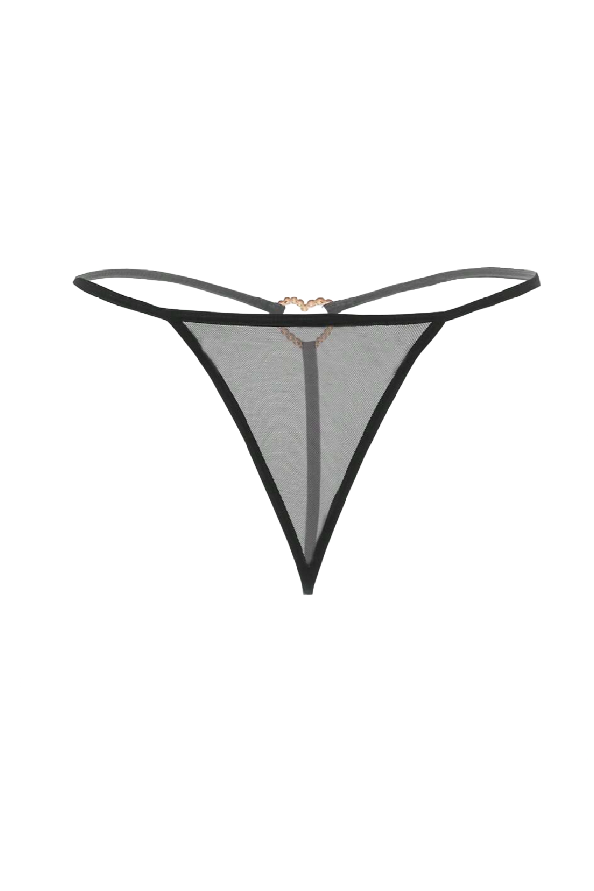 Heart Linked Panties (Black)