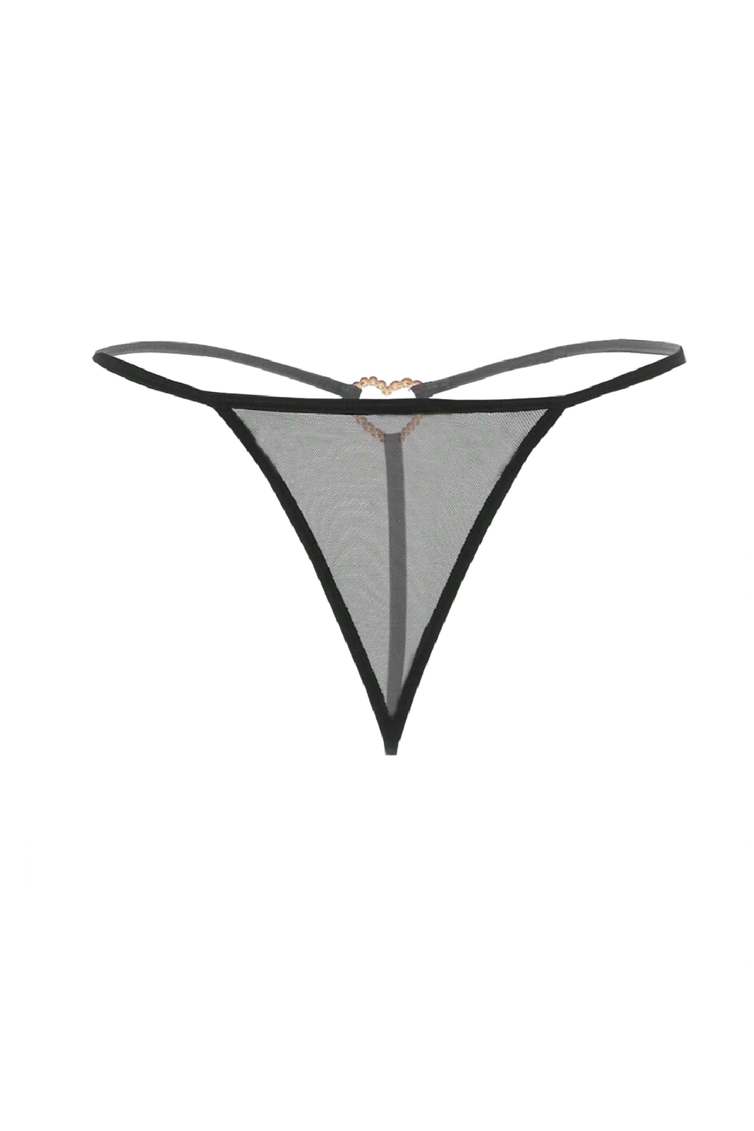 Heart Linked Panties (Black)