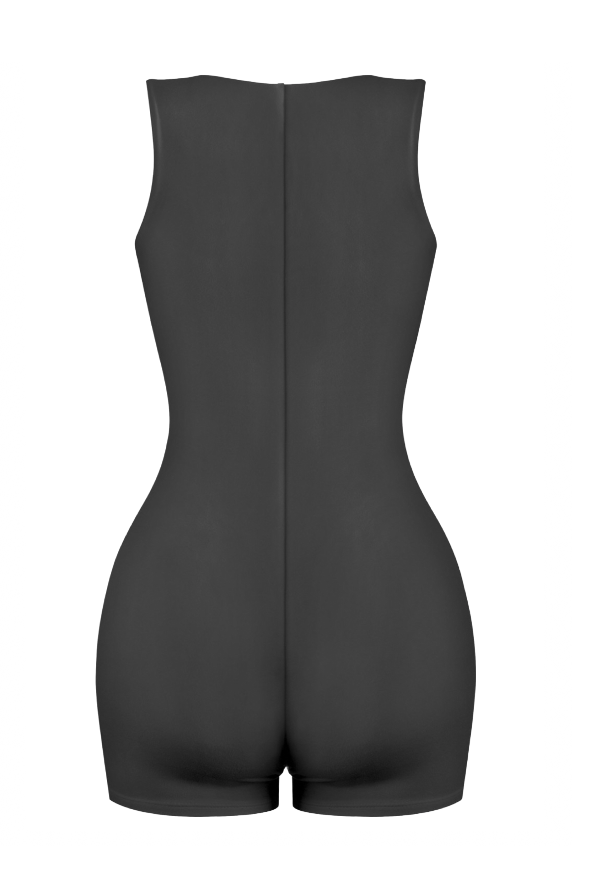Ryleigh Scoop Neck Romper (Black)