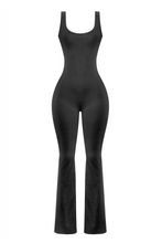 Load image into Gallery viewer, Nakiya Flared Jumpsuit (Black)