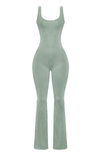 Load image into Gallery viewer, Nakiya Flared Jumpsuit (Sage Green)