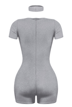 Load image into Gallery viewer, Luna Romper W/ Headband (Heather Grey)