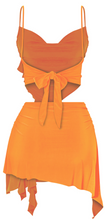 Load image into Gallery viewer, Euphoria Mini Skirt Set (Orange)
