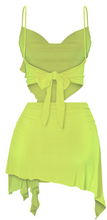 Load image into Gallery viewer, Euphoria Mini Skirt Set (Lime Green)