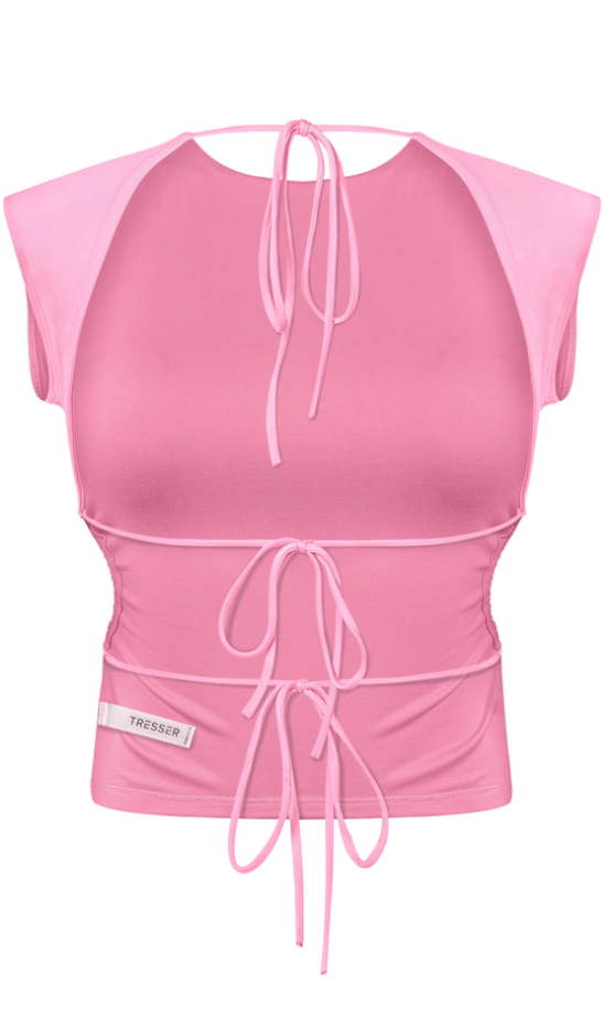 Lucy Open Back Top (Pink)