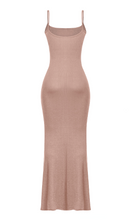 Load image into Gallery viewer, Meli Ribbed Maxi Dress (Mocha Brown)