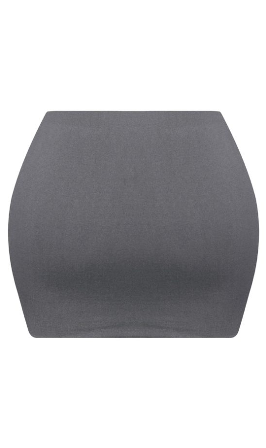 Miko Micro Mini Skirt (Charcoal Grey)