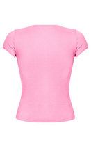 Load image into Gallery viewer, Cara Short Sleeve Top (Pink)