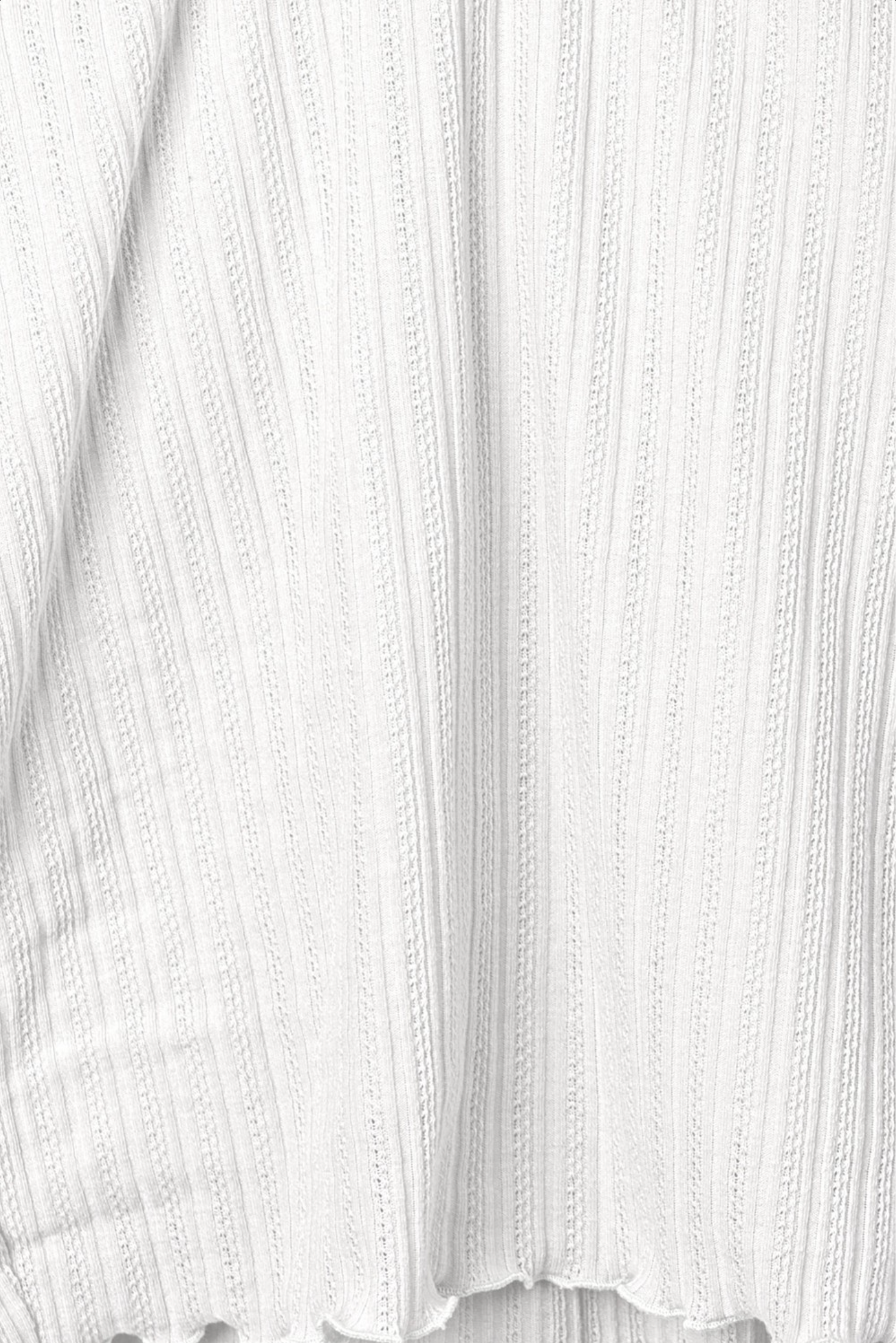 Keli Ribbed Tube Dress (White)