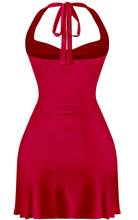 Load image into Gallery viewer, Valentine Halter Dress (Red)