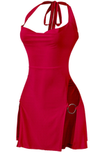 Load image into Gallery viewer, Valentine Halter Dress (Red)