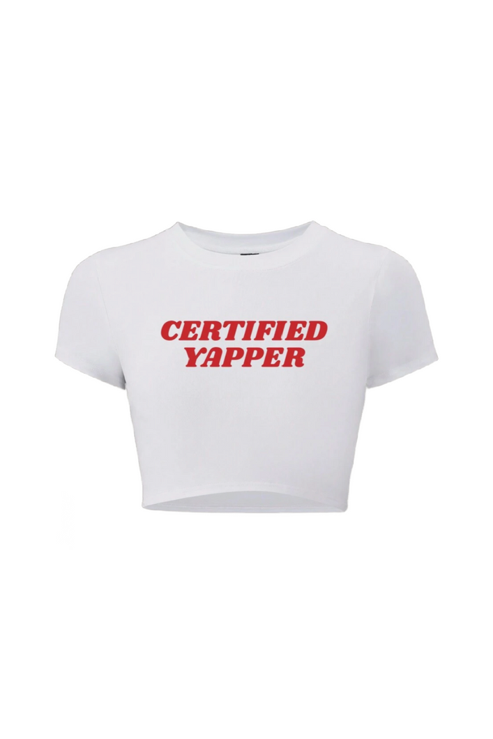 Certified Yapper Top (White)