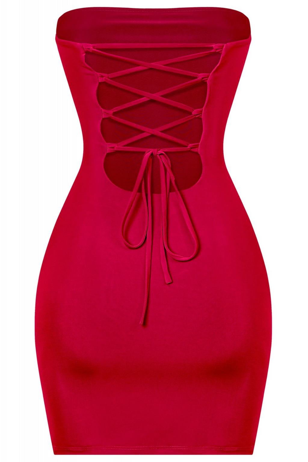 Abba Mini Tube Dress (Red)