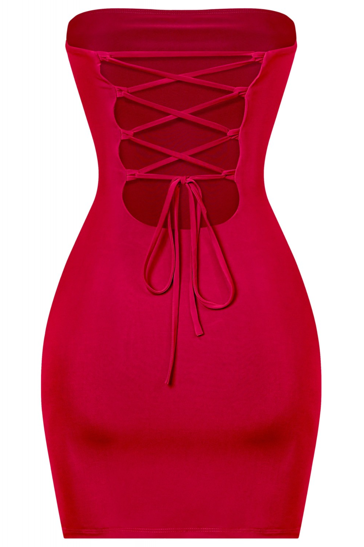 Abba Mini Tube Dress (Red)