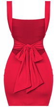 Load image into Gallery viewer, Dallas Side Slit Dress (Red)