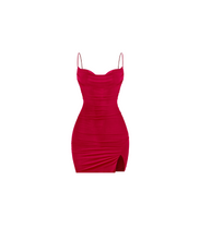 Load image into Gallery viewer, Annalise Mini Dress (Red)