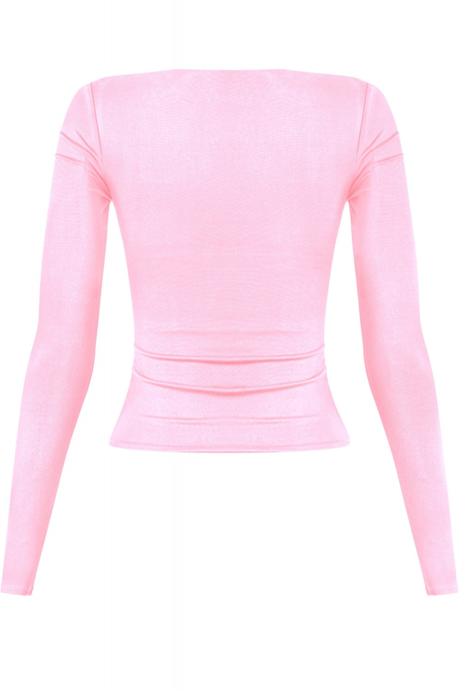 Cassie Long Sleeve Scoop Neck Top (Pink) – Shop Israella