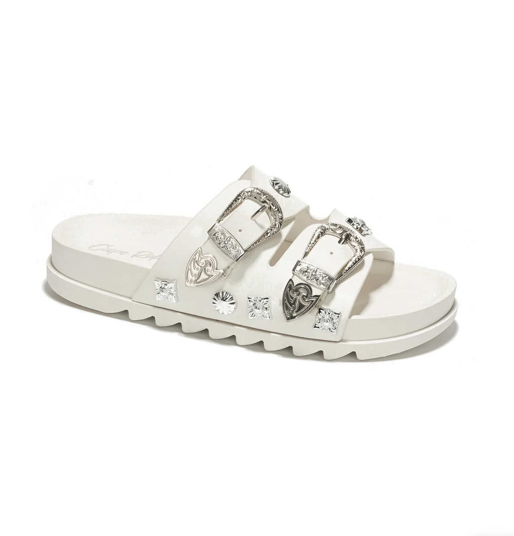 Glynda Sandals (White)