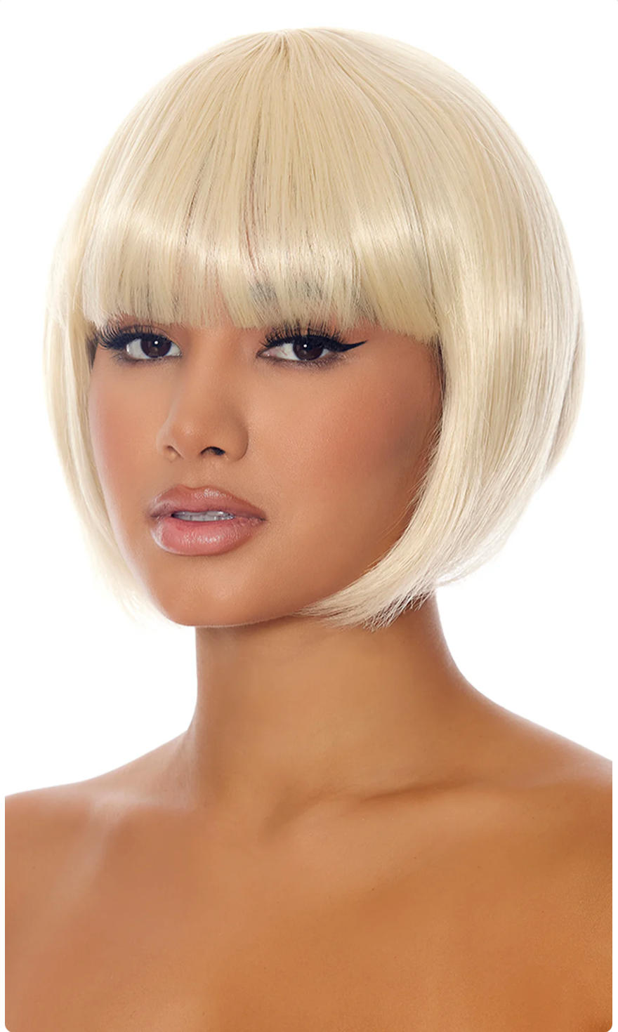 Bob Wig With Bangs (Blonde)