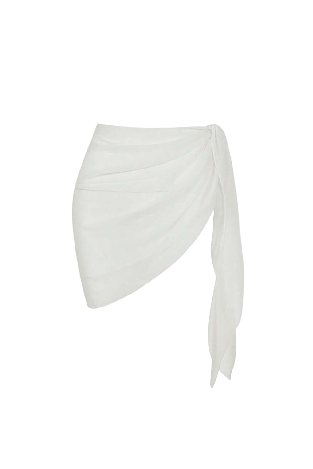 Margarita Mesh Cover Up Skirt (White)