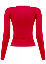 Load image into Gallery viewer, Cara Long Sleeve Top (Red)