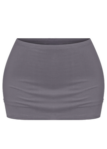 Amira Mini Skirt (Charcoal Grey)