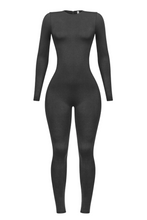 Load image into Gallery viewer, Jaxx Super Soft Long Sleeve Jumpsuit (Black)