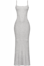 Load image into Gallery viewer, Meli Ribbed Maxi Dress (Heather Grey)