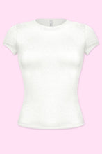 Load image into Gallery viewer, Cara Short Sleeve Top (Off White)