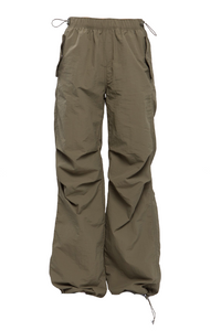 Percy Parachute Joggers (Olive Green)