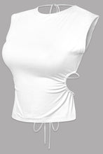 Load image into Gallery viewer, Lucy Open Back Top (White)