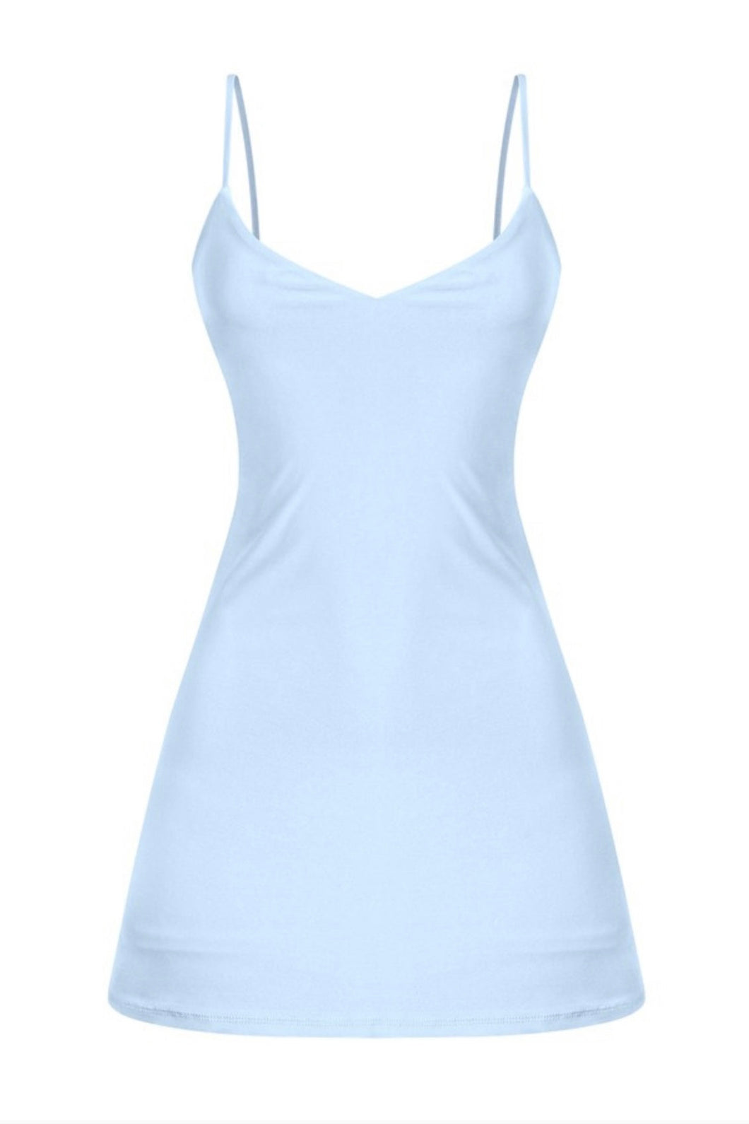 Jessica Mini Dress with Shorts (Blue)