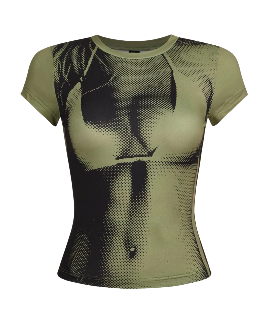Hypnotic Graphic Tee (Army Green)