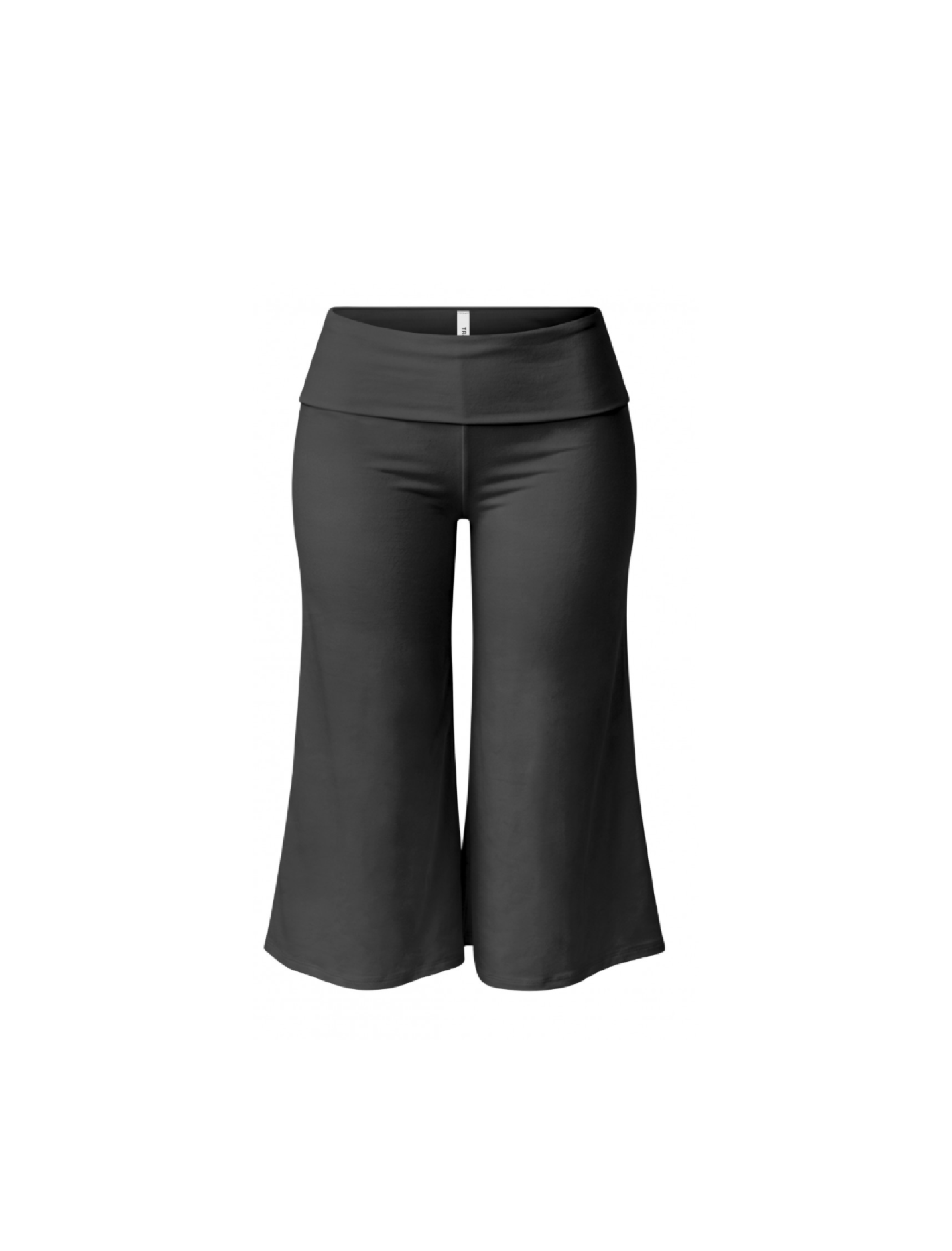 Kei Foldover Gaucho Pants (Black)