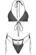 Load image into Gallery viewer, Stella Glitter Bikini Set (Black)