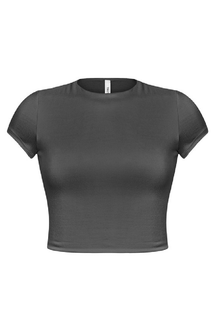 Cass Super Soft Crop Top (Black)