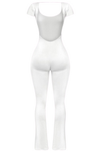Load image into Gallery viewer, Lorna Short Sleeve Jumpsuit (Off White)