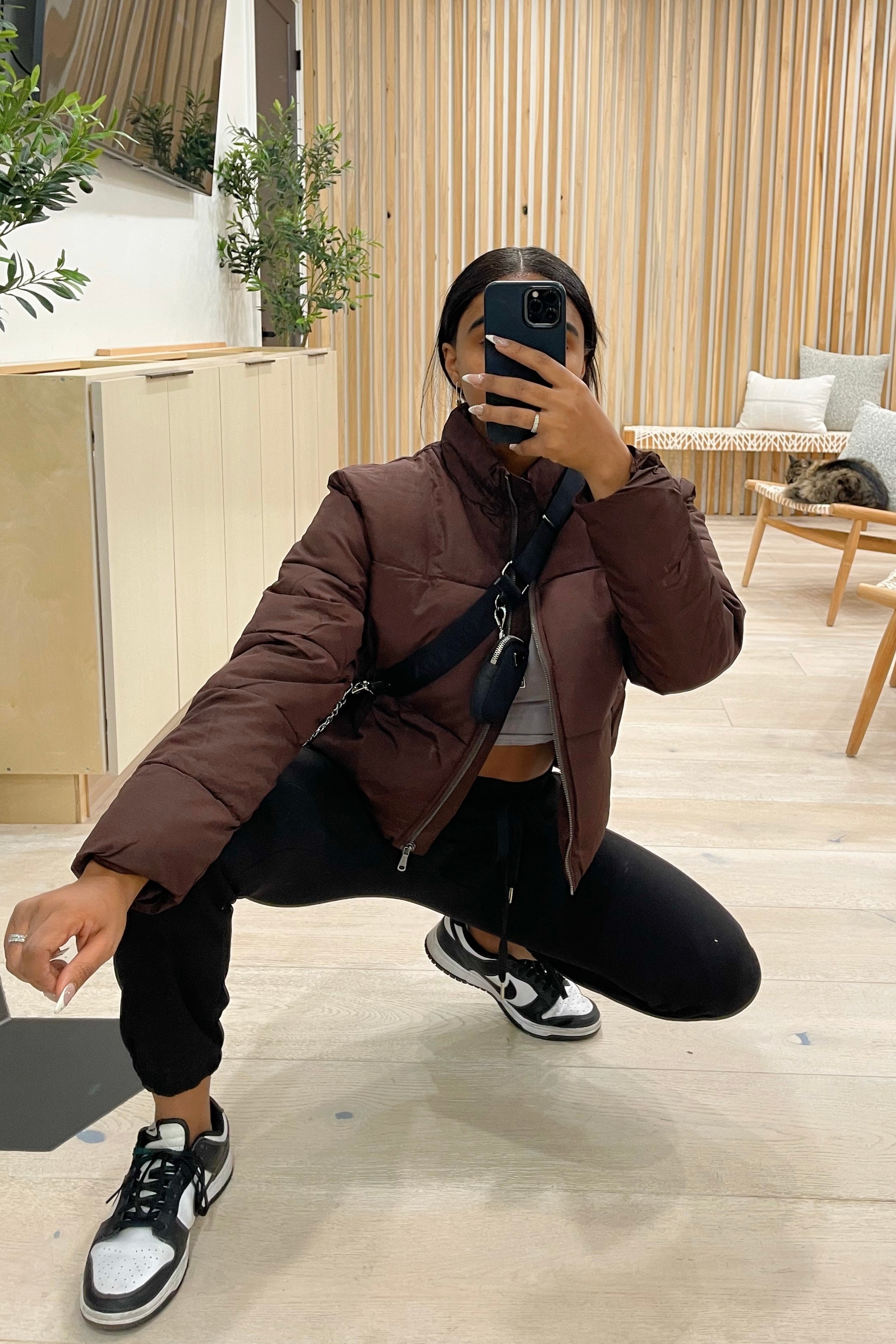 Tahoe Puffer Jacket (Chocolate Brown)