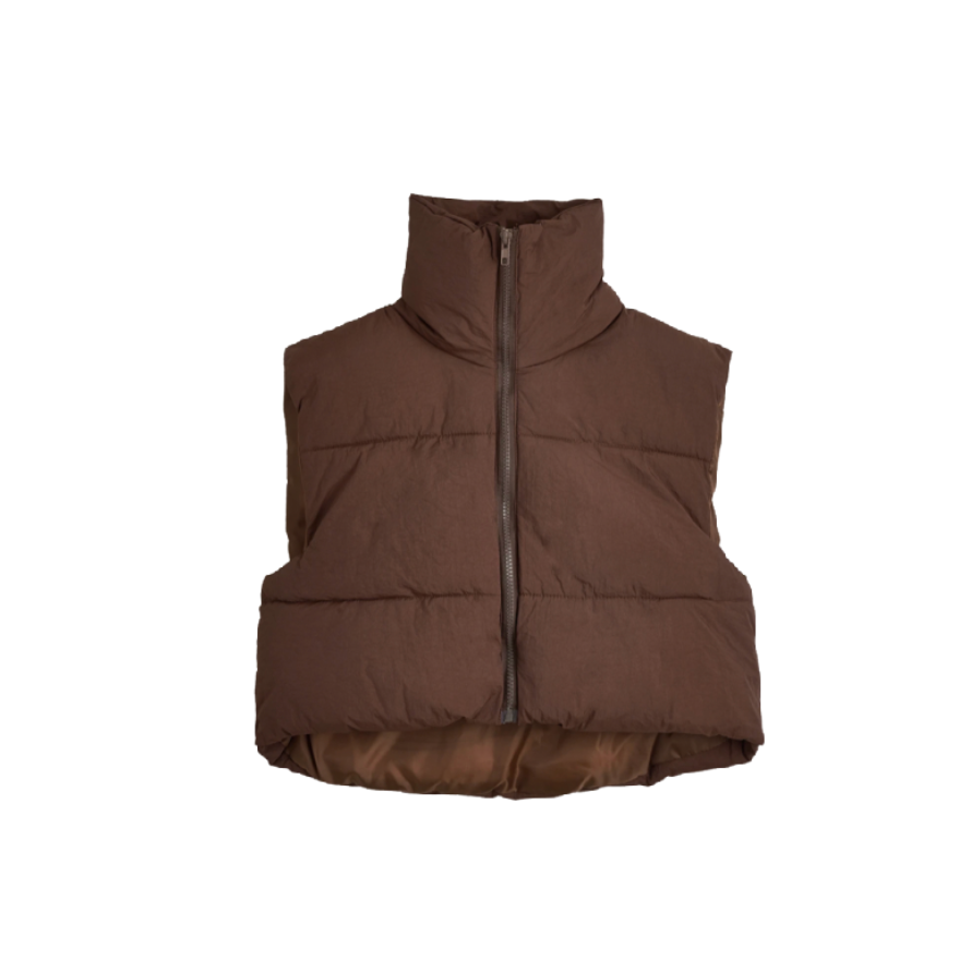 Puffer Vest (Chocolate Brown)