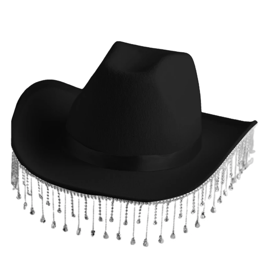 Coachella Cowgirl Hat (Black)