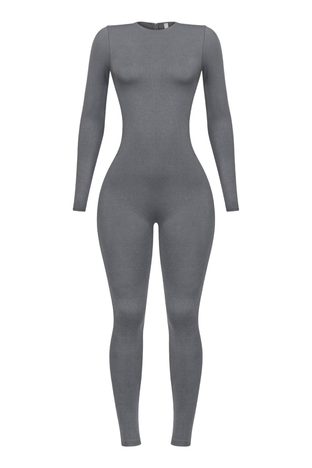 Jaxx Super Soft Long Sleeve Jumpsuit (Charcoal)