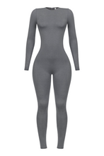 Load image into Gallery viewer, Jaxx Super Soft Long Sleeve Jumpsuit (Charcoal)