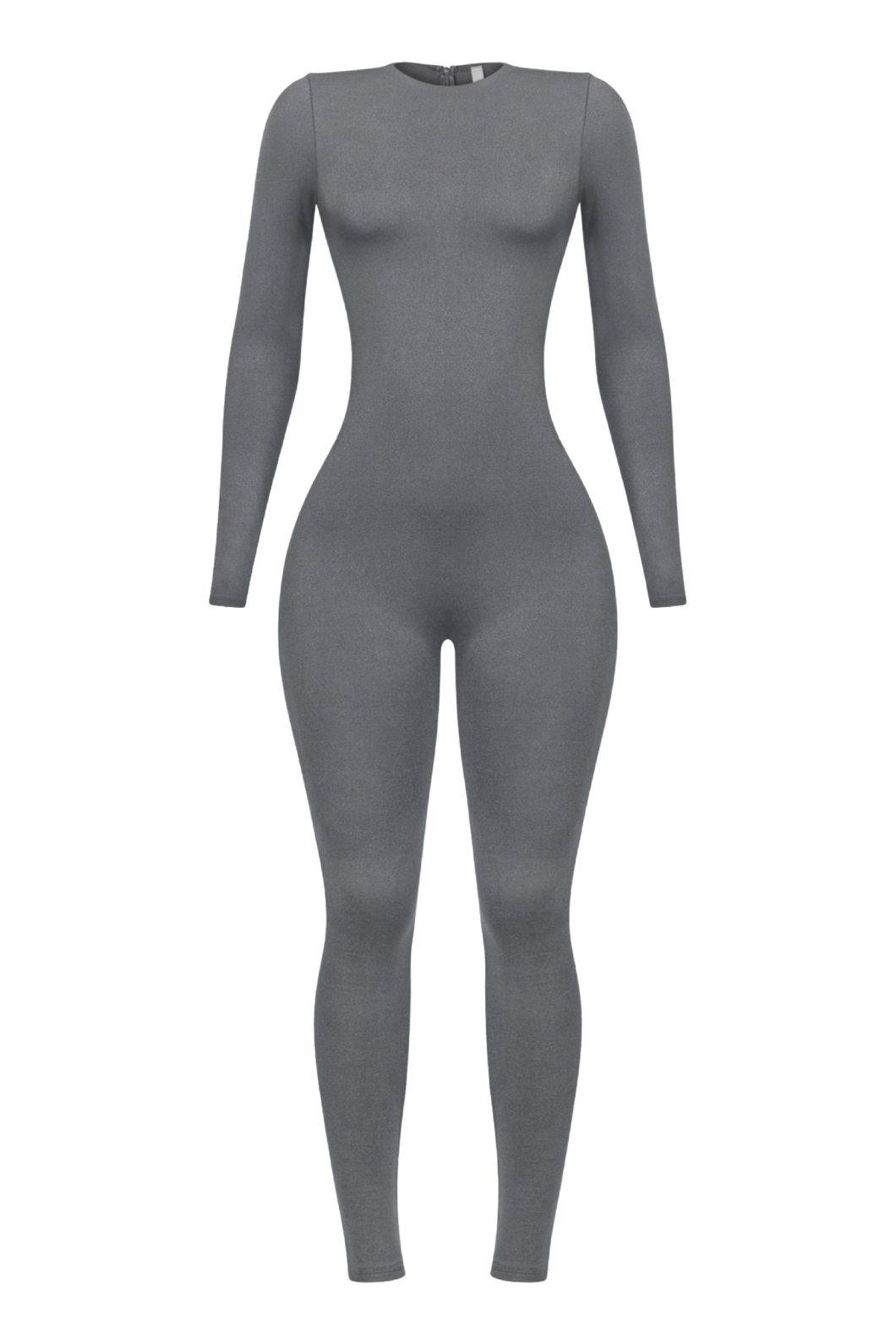 Jaxx Super Soft Long Sleeve Jumpsuit (Charcoal)