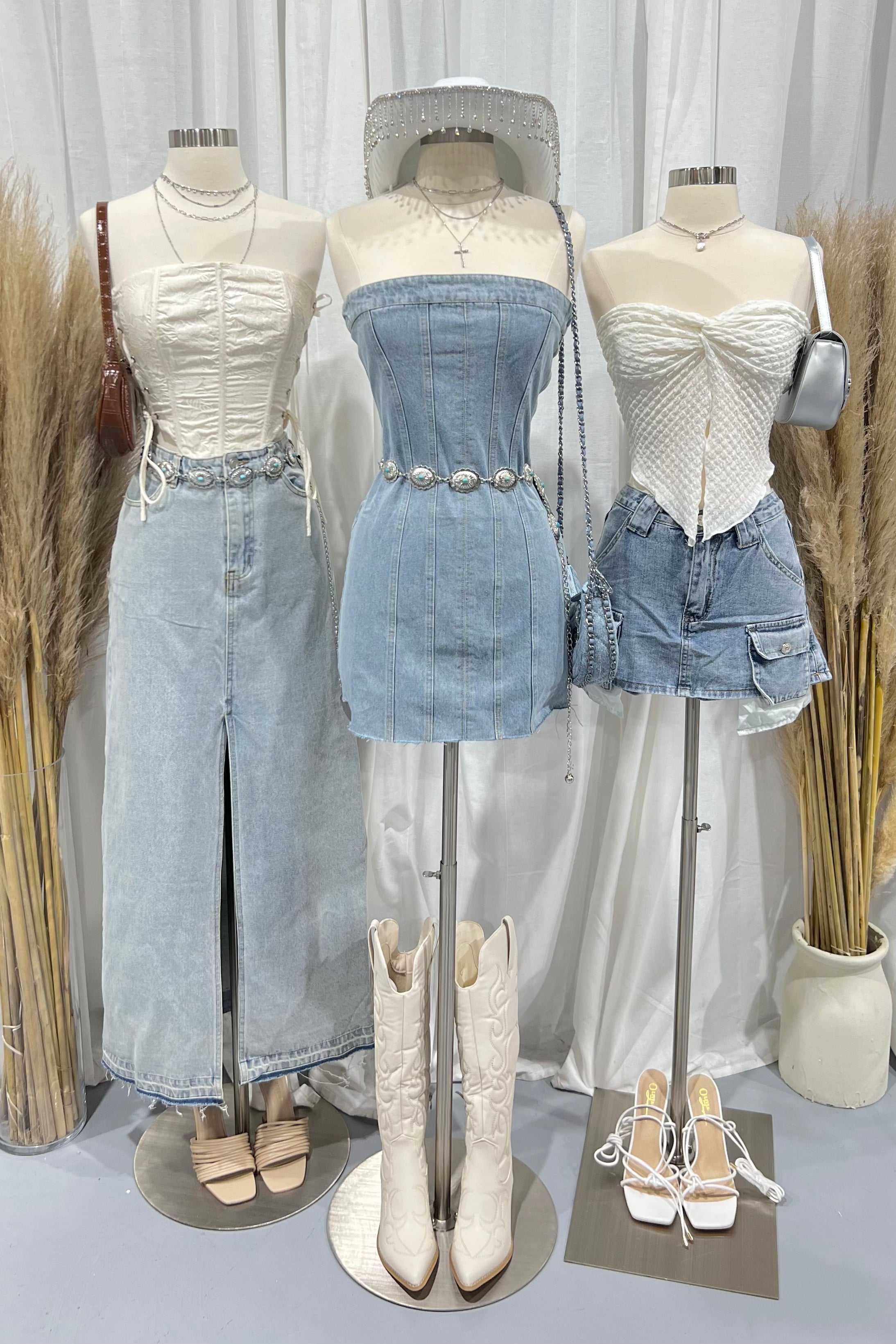 Simone Twist Tube Top (Cream White) #1918