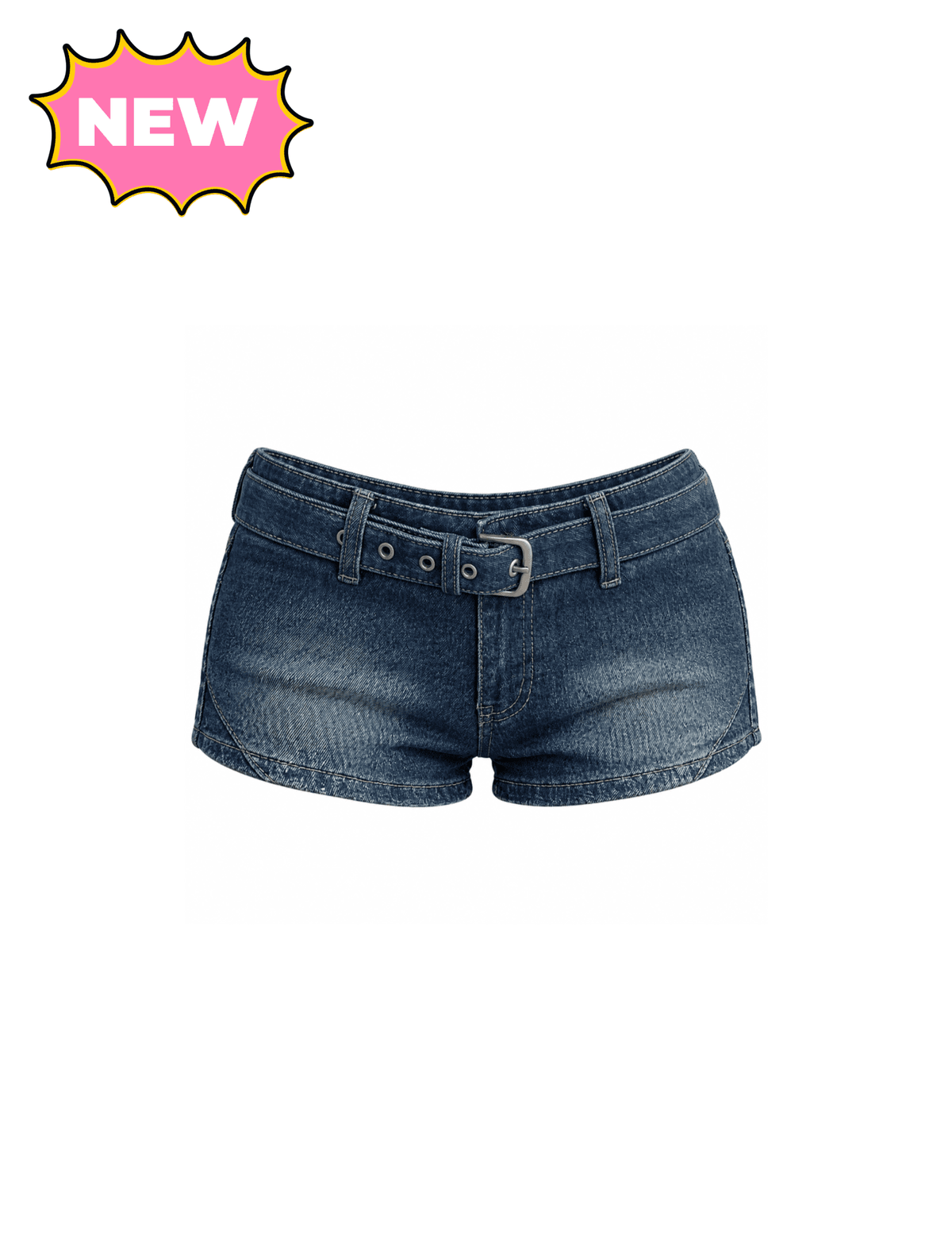 Damaris Denim Shorts (Dark Wash Denim)