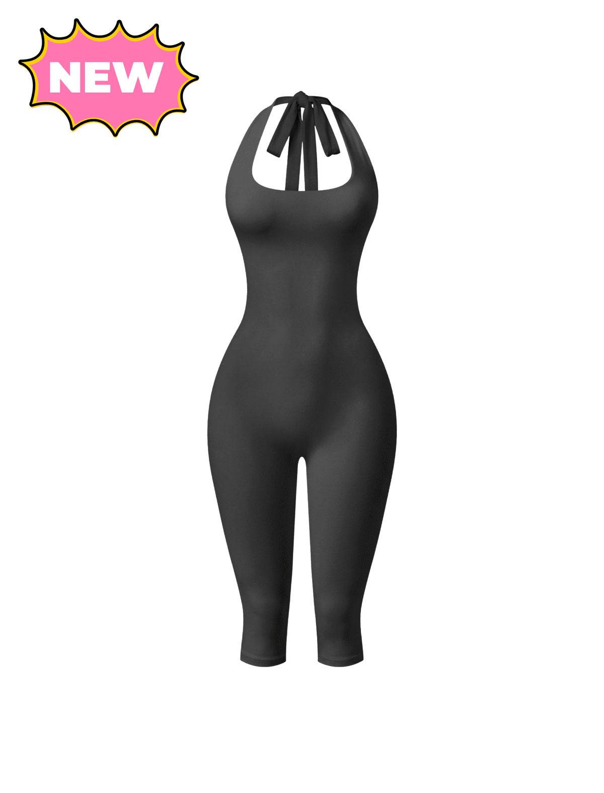 Kali Halter Jumpsuit (Black)