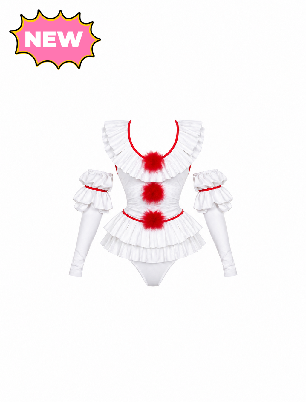 Pretty Penny Costume (White/Red)