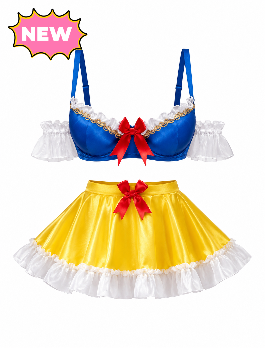Snow White Costume (Blue Multi)