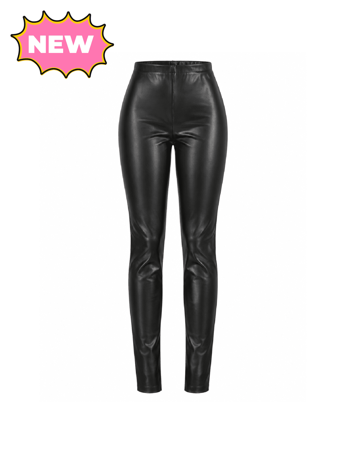Tami Faux Leather Leggings (Black)