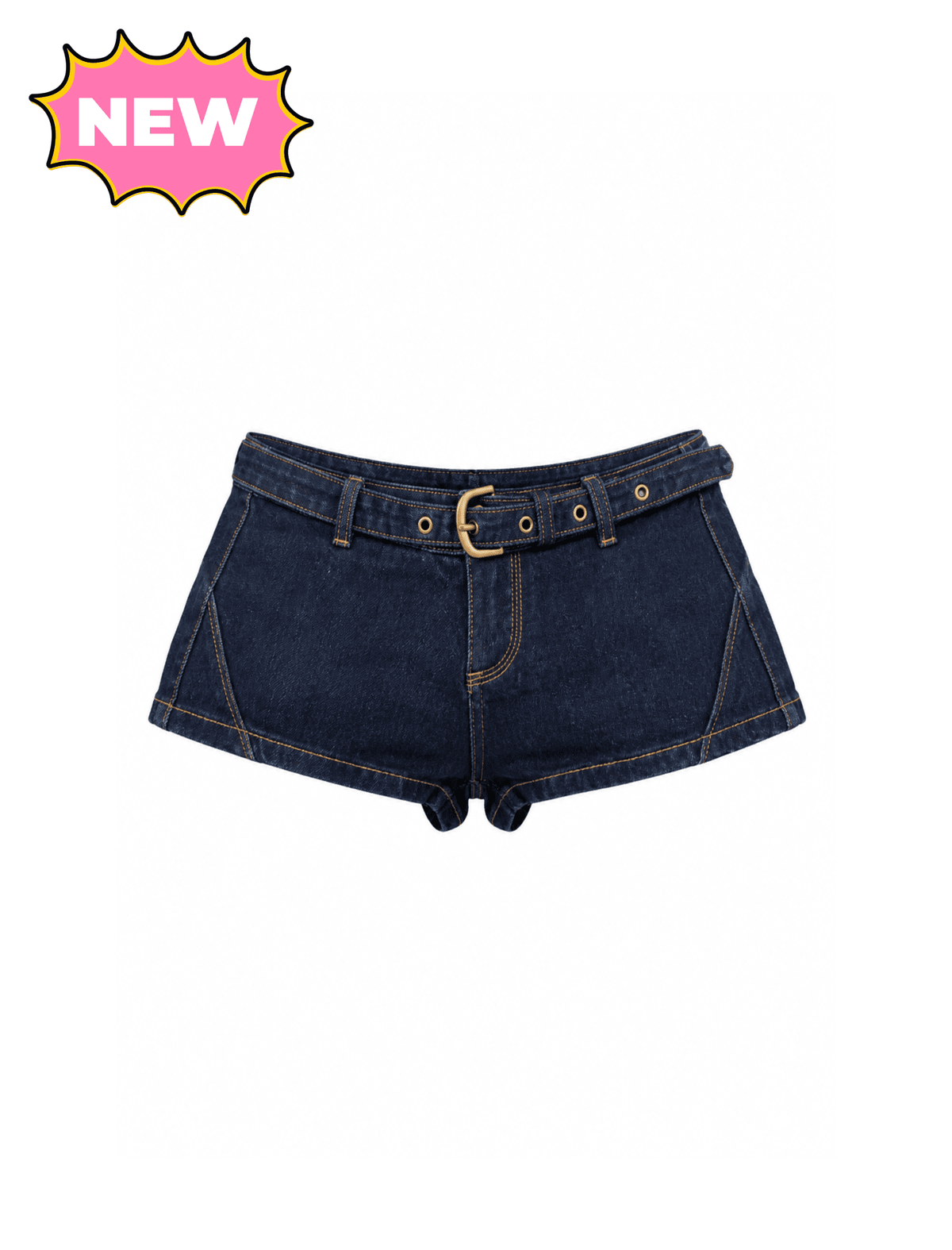 Reverie Denim Shorts (Dark Blue Denim)
